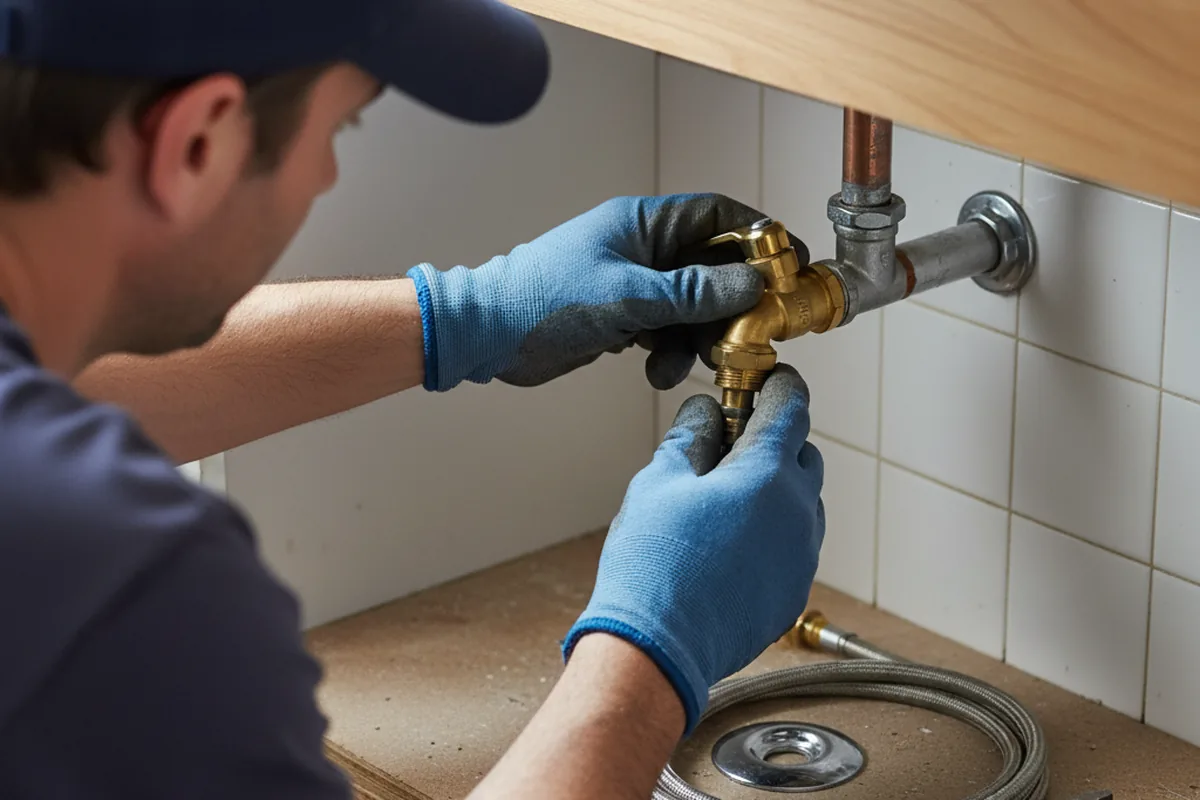 Shutoff valve and fitting work during Faucet and Fixture Repair in Butte City